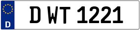 Truck License Plate